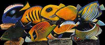 Assorted Hand Painted Angel Fish