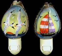 Embossed Sea Scenes Nitelite