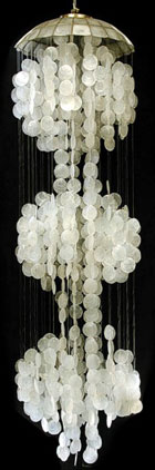 Capiz Chandelier 4