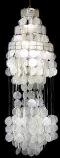 Capiz Chandelier 3